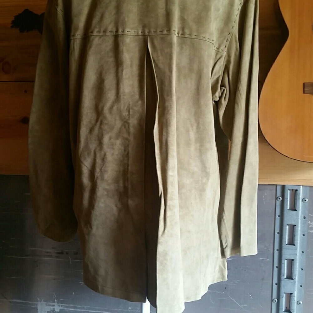 Coldwater Creek Leather Jacket - Picture 4 of 6